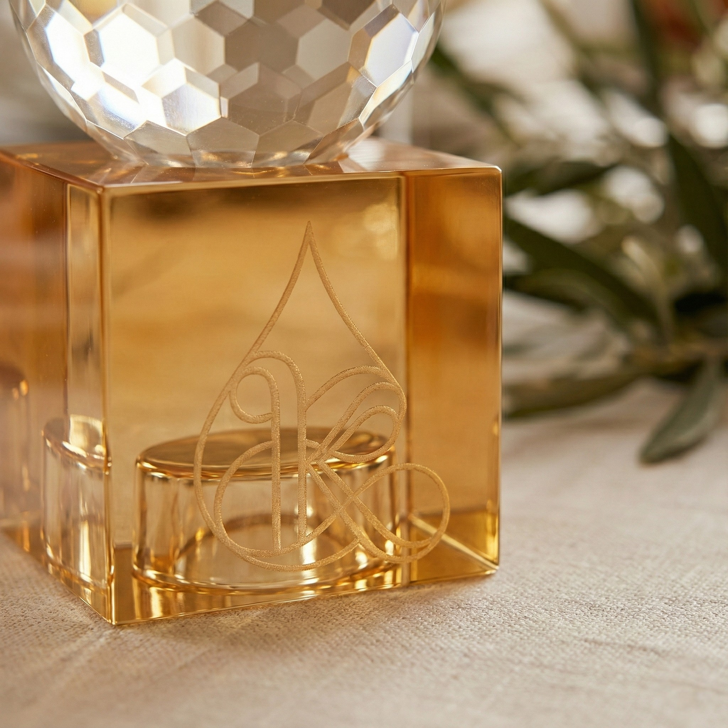 Coffret Duo Bougeoirs Réversibles – Cristal K9 & Ambre – Shabbat & Havdala